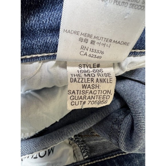 MOTHER The Mid Rise Dazzler Ankle in Satisfaction Guaranteed Women’s Size 31 - Picture 10 of 10